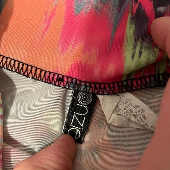 Onzie Leggings xs pink and orange with palm trees - Picture 6 of 7